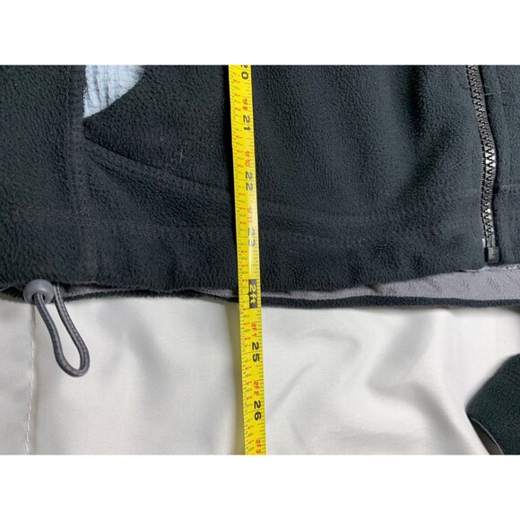 The North Face Jacket Womens M Black Windwall Full Zip Fleece Hooded Thermal TNF - Picture 7 of 14